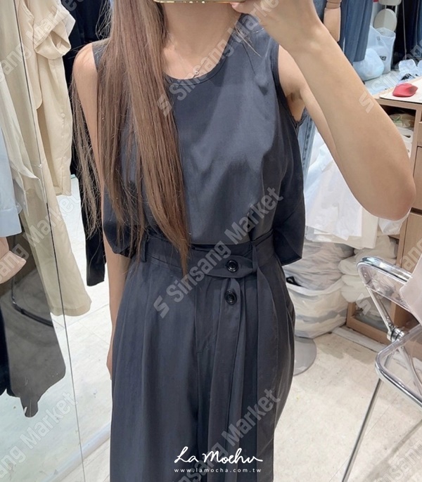 素面簡約背心